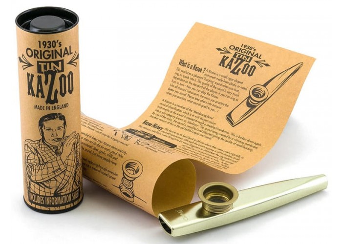 CLARKE MKGD GOLD KAZOO Colour Metal Kazoo - казу, металлическая, матовая