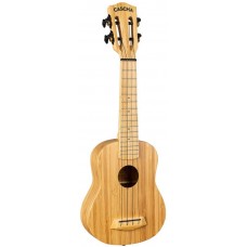 Cascha HH-2312 Bamboo Series Укулеле сопрано, с чехлом, цвет натуральный