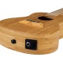 Cascha HH-2312E Bamboo Series Укулеле сопрано со звукоснимателем, с чехлом, цвет натуральный