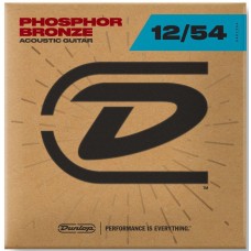 Dunlop DAP1254 струны для акустической гитары Phosphor Bronze 12-54