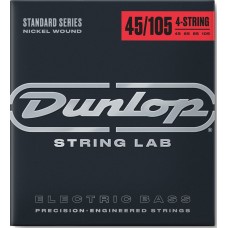 Dunlop DBN45105 струны для бас-гитары 45-105, никель