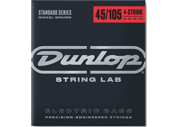 Dunlop DBN45105 струны для бас-гитары 45-105, никель