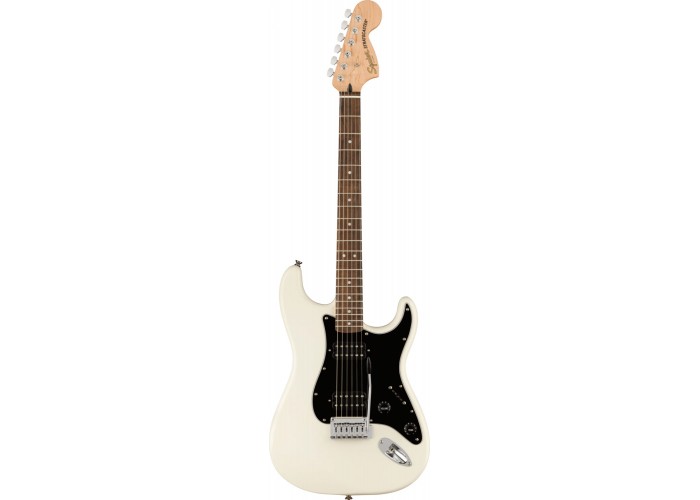 FENDER SQUIER Affinity Stratocaster HH LRL OLW электрогитара, цвет белый