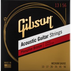 GIBSON Phosphor Bronze Acoustic Guitar Strings Medium струны для акустической гитары