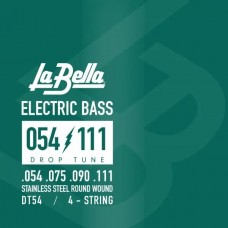 LA BELLA DT54 Drop Tune Комплект струн для бас-гитары 054-111