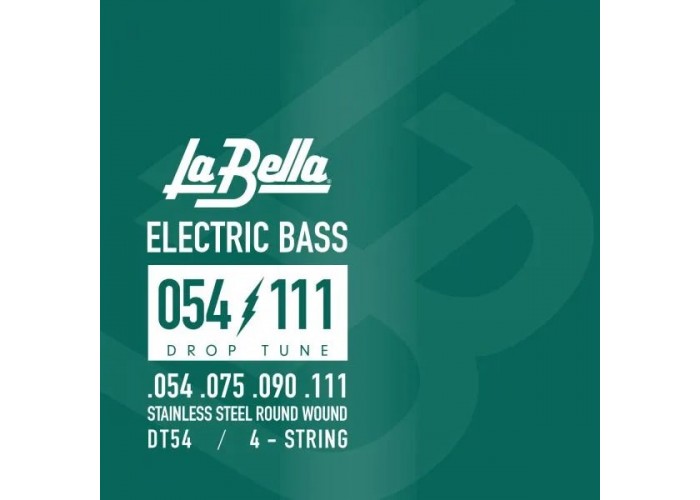 LA BELLA DT54 Drop Tune Комплект струн для бас-гитары 054-111