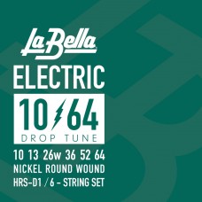 La Bella HRS-D1 Комплект струн для электрогитары 010-064