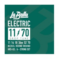 La Bella HRS-D3 Комплект струн для электрогитары 011-070