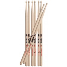 VIC FIRTH P5B.3-5B.1 Барабанные палочки, материал орех, деревянные наконечники (4 пары по цене 3х)