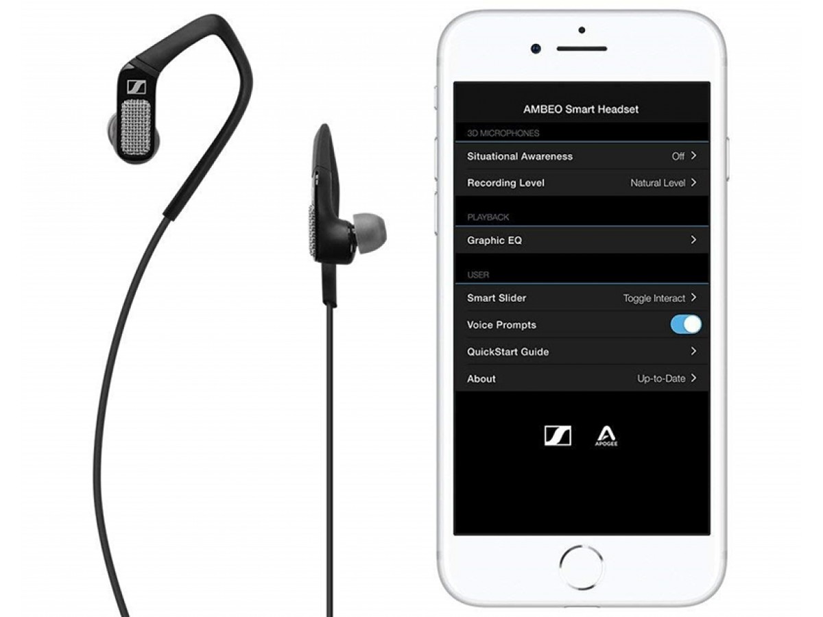 Sennheiser Ambeo Smart Headset – наушники с функцией записи бинаурального звука для iOS устройств