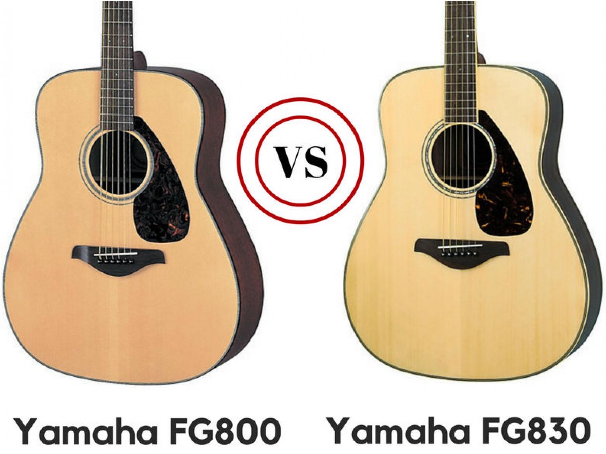 Yamaha FG830 и FG800 – какая из двух акустических гитар лучше?