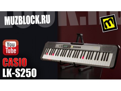 CASIO LK-S250 - обзор синтезатора с подсветкой клавиш