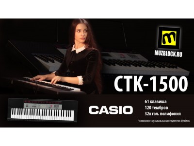 Синтезатор CASIO CTK-1500