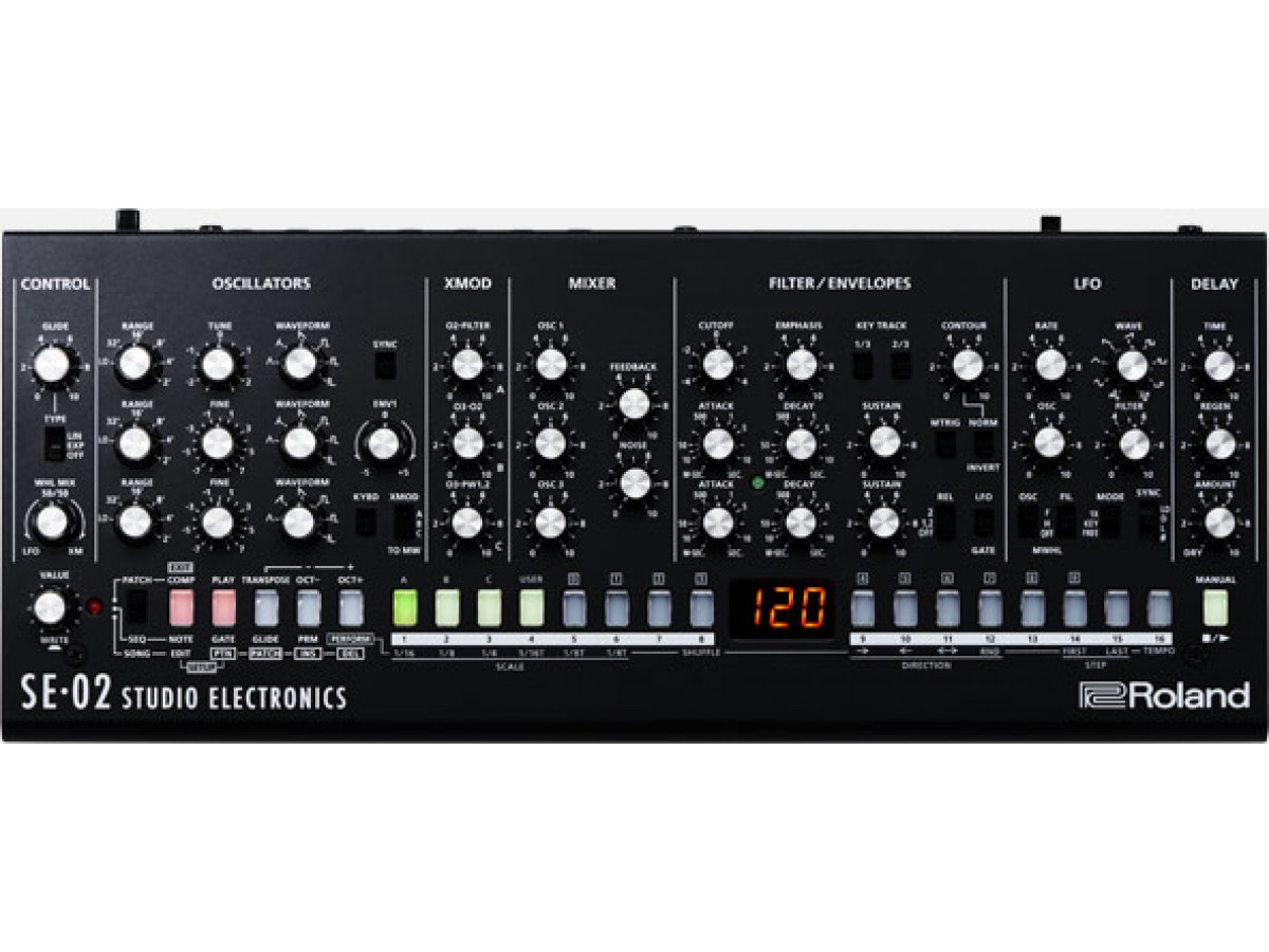 Roland SE-02 – аналоговый синтезатор, обзор новинки