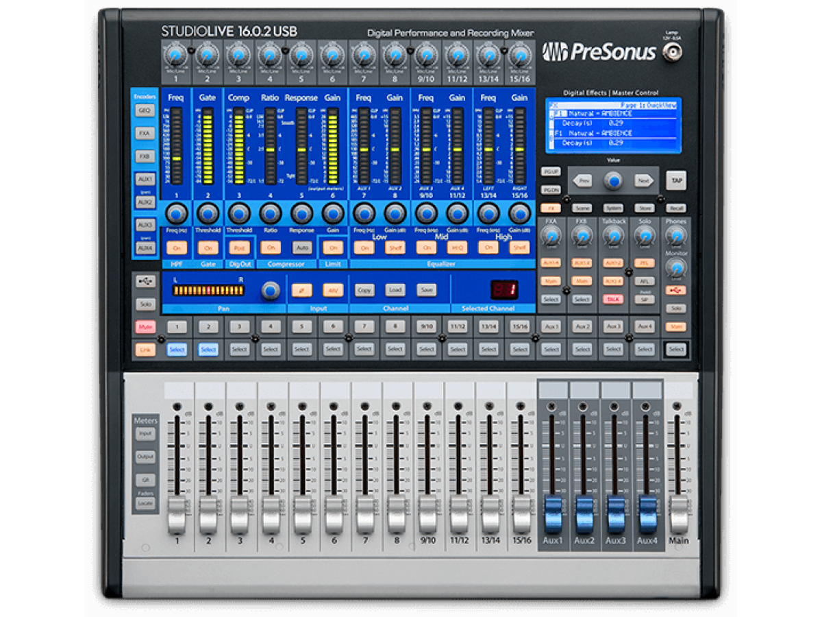 PreSonus StudioLive 16.0.2 USB: компактный цифровой микшер и звуковой интерфейс