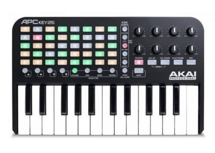 AKAI PRO APC KEY 25 USB клавишный контроллер для Ableton, 25 клавиш