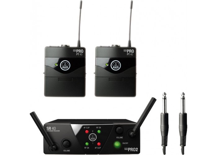 AKG WMS40 Mini2 Instrumental Set BD ISM2/3 (864.375&864.850) - инструментальная радиосистема