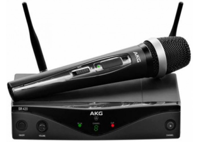 AKG WMS420 Vocal Set Band A (530 - 559), радиосистема с ручным передатчиком, капсюль D5