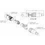 Amphenol AC3FCP - Разъем XLR кабельный мама, 3 контакта