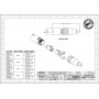 Amphenol AC3M - Разъем XLR кабельный папа, 3 контакта, штекер