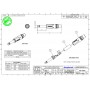 Amphenol ACPM-KB - 1/4” (6.35мм) моноджек, металлический корпус