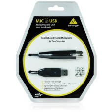 Behringer MIC2USB - звуковой USB-интерфейс для профессиональных динамических микро