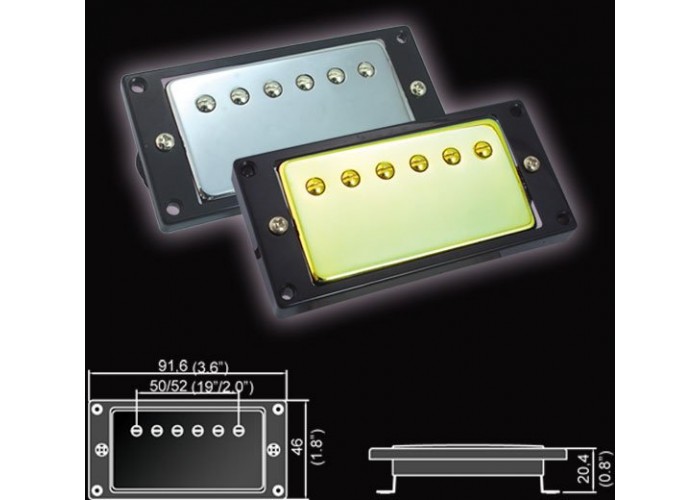 BELCAT BH-20(GD)Bridge Звукосниматель магнитный, хамбакер, бриджевый, золото