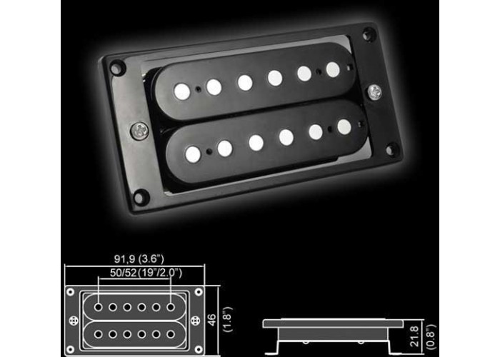 BELCAT BH-22Bridge-WH Звукосниматель магнитный, хамбакер, бриджевый, белый