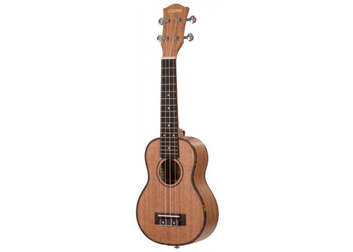 Cascha HH-2026L Mahogany Series Укулеле сопрано, леворукая, с чехлом, цвет натуральный