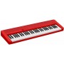 CASIO CT-S1 RD Light Piano Синтезатор, 61кл. фортепьянного типа с чувствительностью к касанию