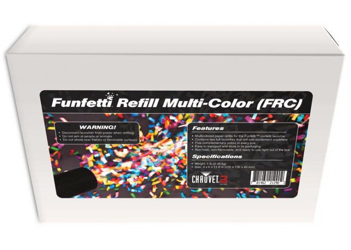 CHAUVET-DJ Funfetti Refill - Color цветные конфетти