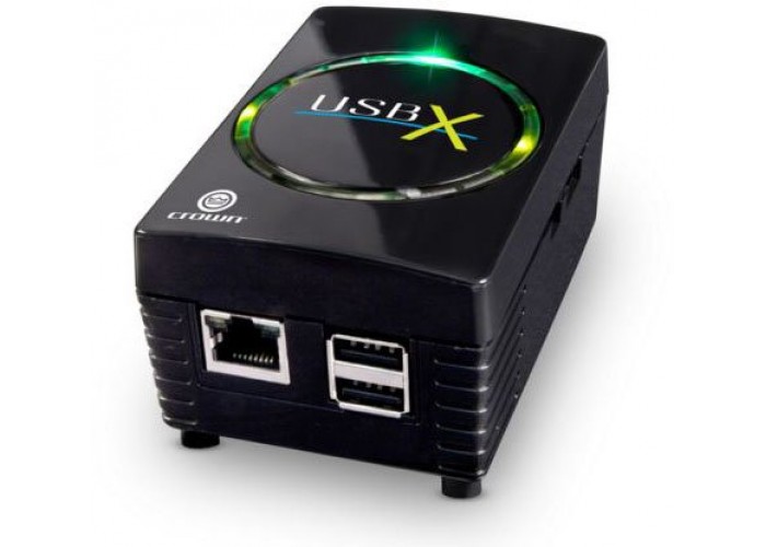 Crown USBX -  USB-Ethernet интерфейс для управления до 8 Crown XTI, CDI и DSI, RJ 45 разъем, 2x USB 