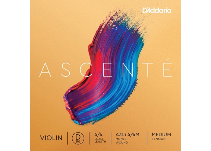 D'Addario A313-4/4M Ascente Отдельная струна D для скрипки 4/4, среднее натяжение