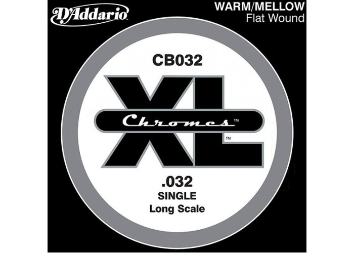 D'Addario CB032 Chromes Bass Отдельная струна для бас-гитары, 032