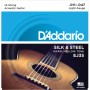 D'ADDARIO EJ35 стр. для 12- стр. гит., посеребренные сталь/шелк, 11-47