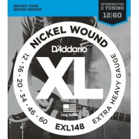 D'ADDARIO EXL148 струны для электрогитары Extra Heavy 12-60