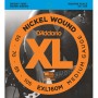 D'Addario EXL160M Nickel Wound Комплект струн для бас-гитары, Medium, 50-105, Medium Scale