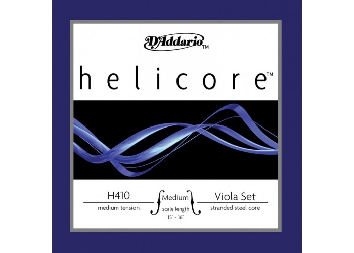 D'Addario H410-MM Helicore Комплект струн для альта среднего размера, среднее натяжение