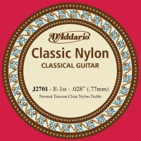 D'ADDARIO J2701 - одиночная струна для классической гитары (1-я) .028