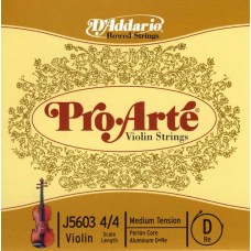 D'Addario J5603-4/4M-B10 Pro-Arte Отдельная струна D/Ре для скрипки размером 4/4, ср. натяж, 10шт