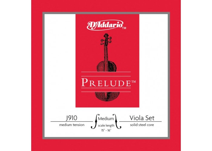 D'Addario J910-MM PRELUDE Комплект струн для альта