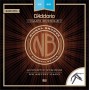 D'ADDARIO NB1253-CP10 - комплект струн NB1253 + каподастр PW-CP-10 в подарок!