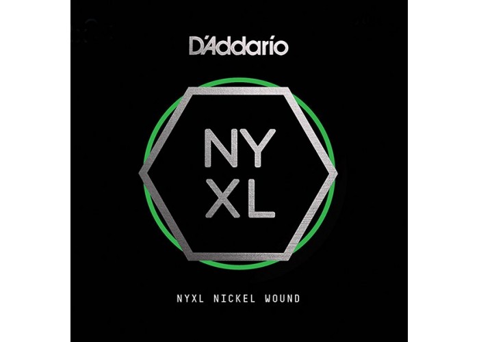 D'Addario NYNW040 NYXL Отдельная струна для электрогитары, никелированная, 040