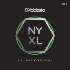 D'Addario NYXLB085T NYXL Tapered Отдельная струна для бас-гитары, никелированная, 085