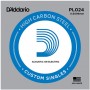 D'ADDARIO PL024 - Plain Steel одиночная струна .024