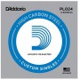 D'ADDARIO PL024 - Plain Steel одиночная струна .024