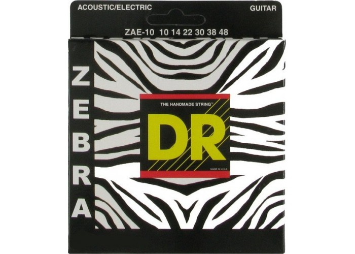 DR ZAE-10 ZEBRA Струны для акустической или электрогитары