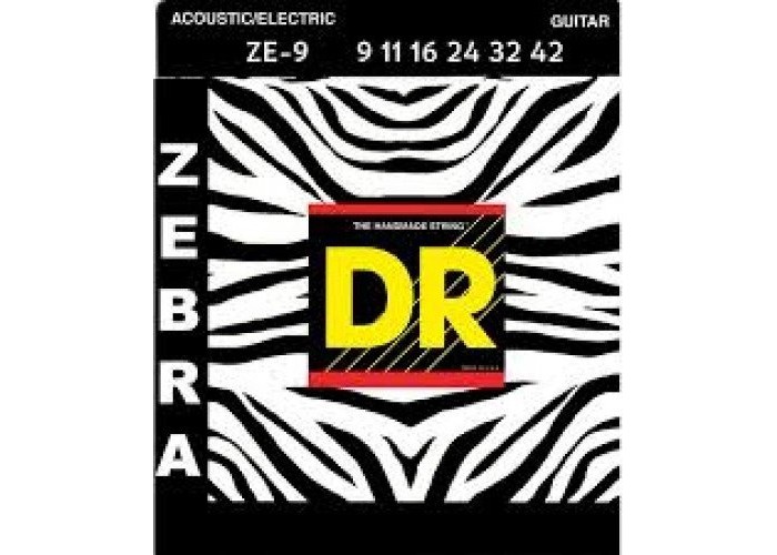 DR ZE-9 ZEBRA Струны для акустической или электрогитары