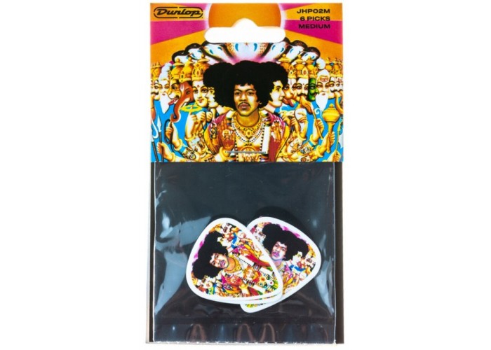 Dunlop JHP02M Jimi Hendrix Bold As Love Медиаторы 6шт