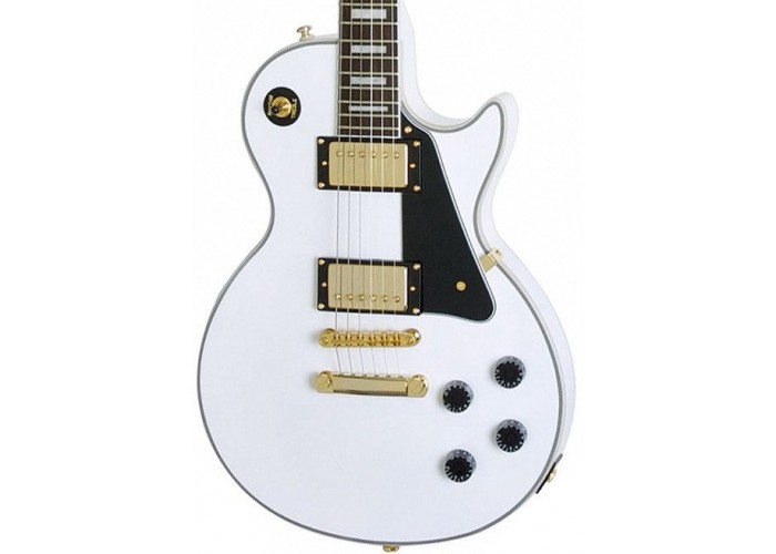 epiphone les paul custom pro white